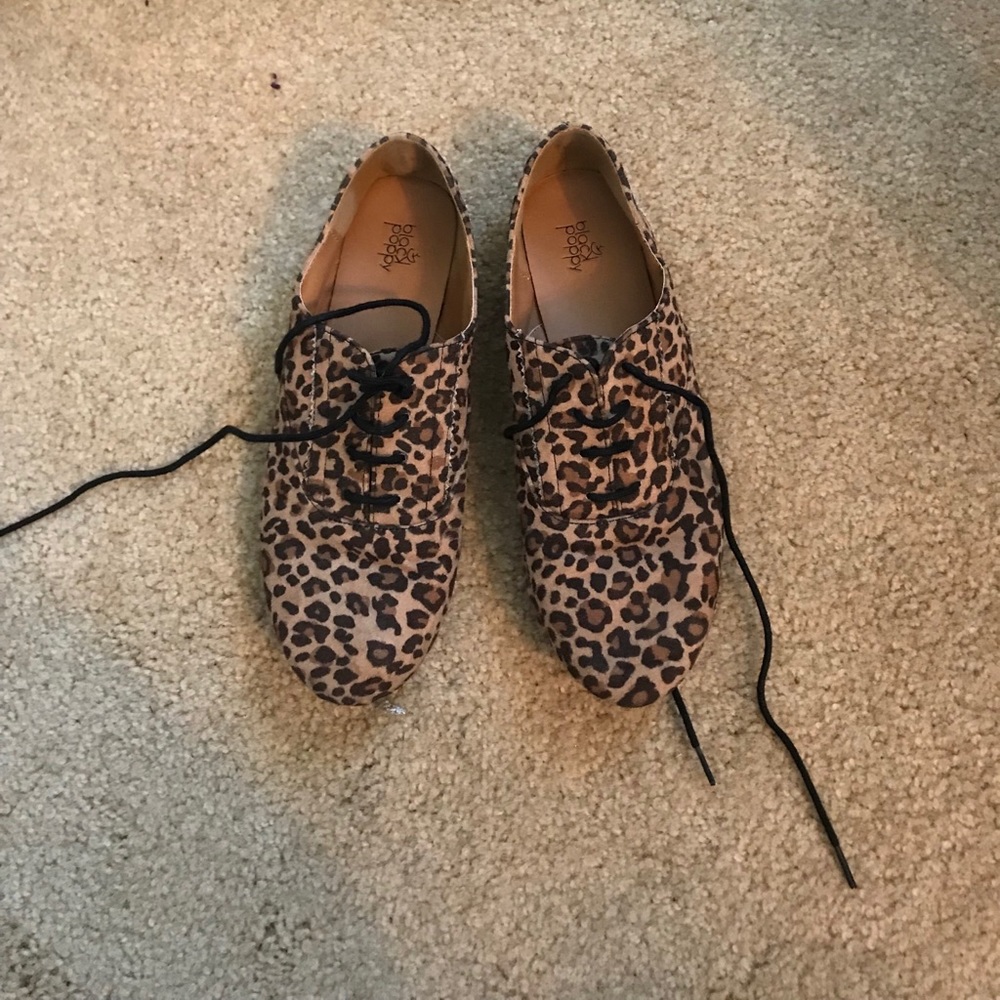 Cheetah print oxfords